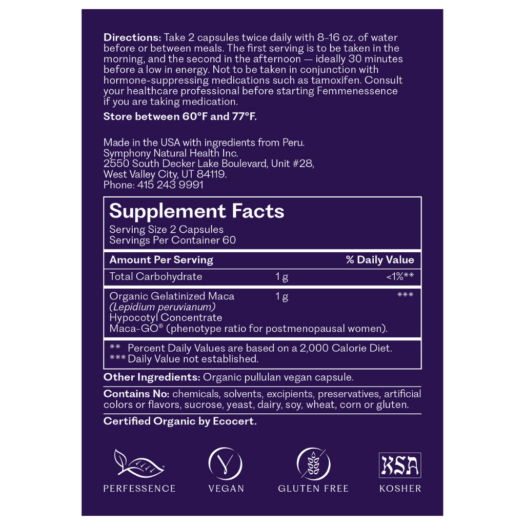 Femmenessence MacaPause <br>For Post Menopause